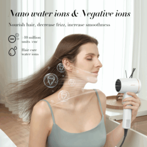 Ultra Fast Dry Hair Dryer F7 Infuse Hair with Nano Water Ions and Smart Touch Screen - الصورة 6