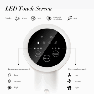 Ultra Fast Dry Hair Dryer F7 Infuse Hair with Nano Water Ions and Smart Touch Screen - الصورة 5
