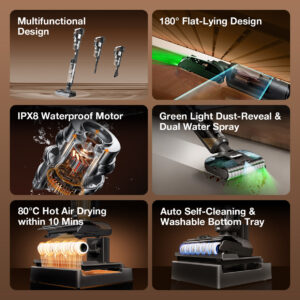 PW11 Plus Cordless Wet & Dry Vacuum Cleaner - Image 2